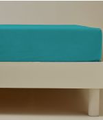 Green fitted sheet émeraude