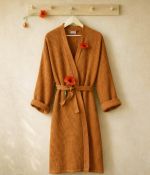 Moka honeycomb bathrobe Bain de minuit