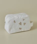 Jolis coeurs Toiletry Bag Mascarpone