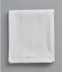 Flat sheet sateen Budapest blanc