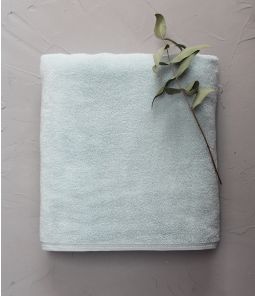 Bath sheet Soft eau bleue 100x150 cm