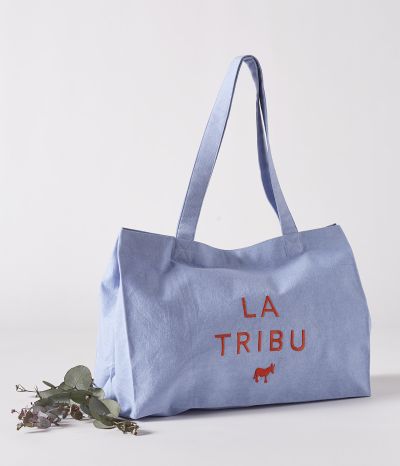 Tote bag  Bleu ciel