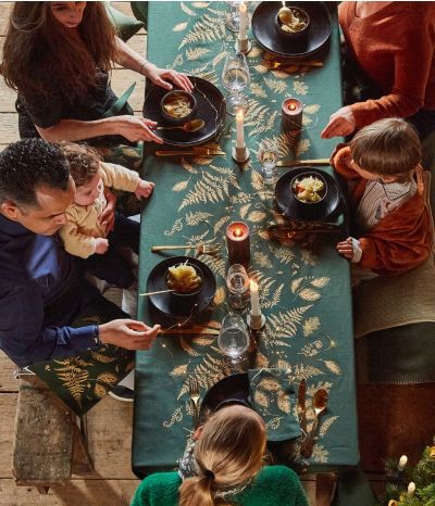 Tablecloth Forêt enchantée vert