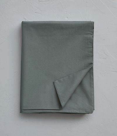 Percale duvet cover green alligator