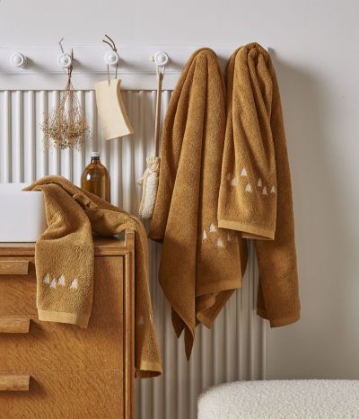 Set of bath linen Ivar caramel