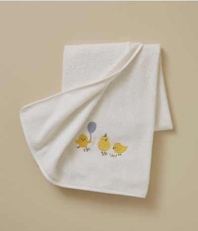 Drap de bain enfant 60x120  Piou piou