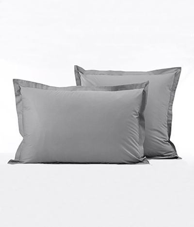 Grey pillowcase galet