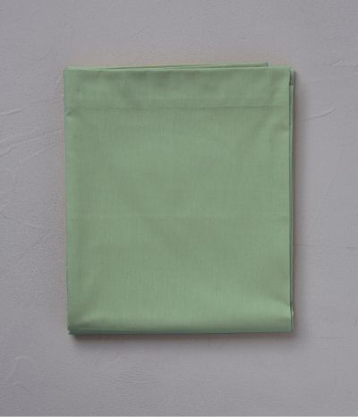 Plain colour flat sheet Vert romarin 180x290cm