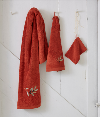 Bath linen terre cuite L'oliveraie