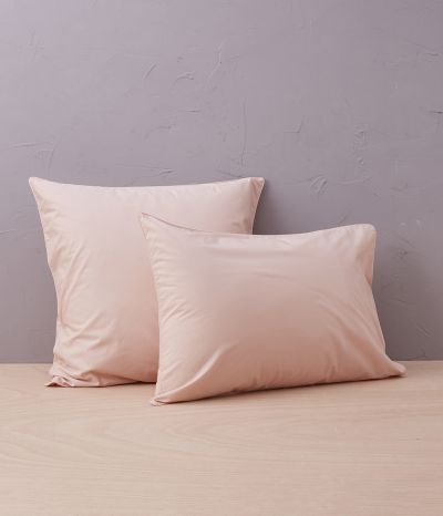 Washed percale rose nude