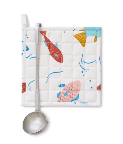 Pot holder Le grand bain imprimé