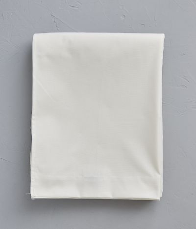 White flat sheet Crème 180x290 cm