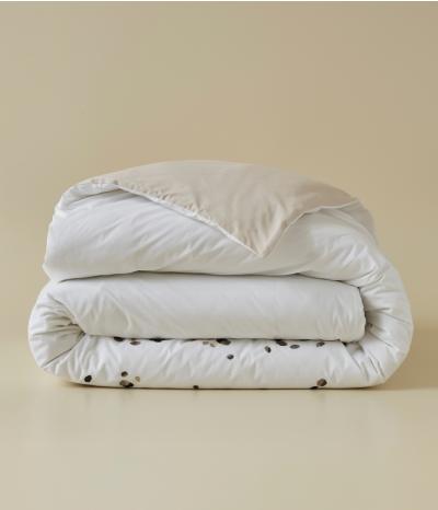 Embroidered duvet cover Promesse