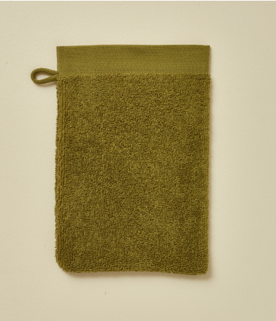 Washcloth Les voyageurs vert