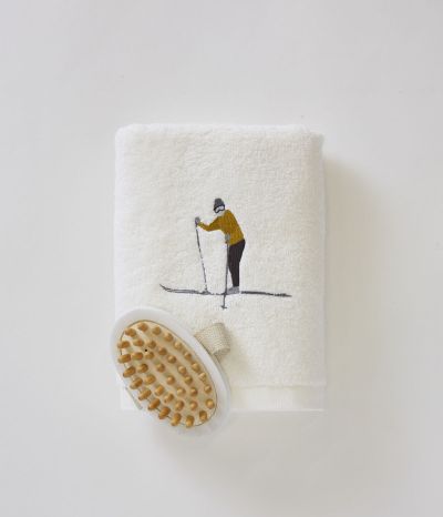 Fancy towel Snow crème