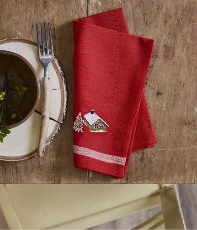 Napkin Au coeur de la vallée rouge