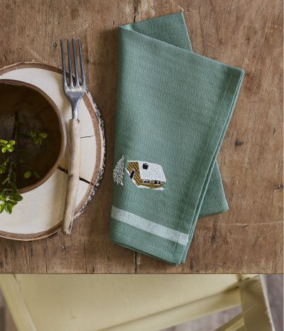 Napkin Au Coeur dela vallée vert