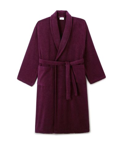 Unisex bathrobe Prune