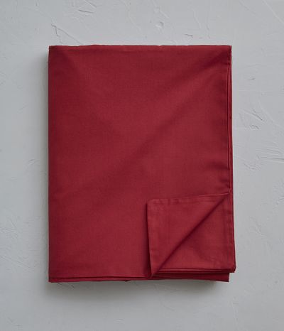 Percale duvet cover red massaï