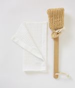 Square honeycomb 30x30 cm Bain de minuit white