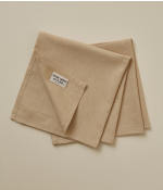 Lot de 2 serviettes métis Prélude naturel