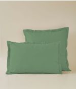 Pillowcase coton Vert romarin