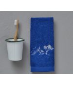 Guest towel Journée mer bleu 30x50cm