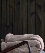 Brown polar throw taupe