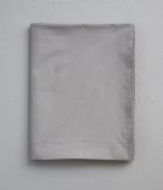 Grey flat sheet galet 180x290 cm