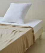 Flat sheet linen lyocell Naturel