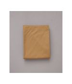 Washed percale flat sheet wax brown 180x290 cm