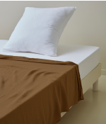 Flat sheet Moka linen lyocell