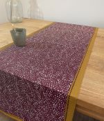 Table runner Saïpan pourpre