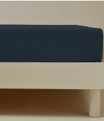 Blue fitted sheet pierre bleue