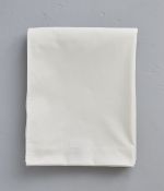 White cotton flat sheet 180x290 cm