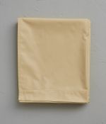 Wheat beige percale flat sheet 180x290