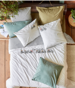 Embroidered duvet cover Amsterdam