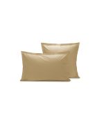 Wheat beige percale pillowcase