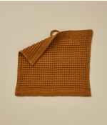 Midnight Mocha Waffle Cotton Square