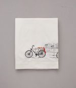 Embroidered flat sheet Amsterdam