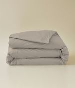 Brown duvet cover terre battue