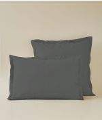 Grey pillowcase manhattan