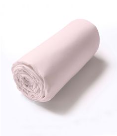 Cotton fitted sheet rosa