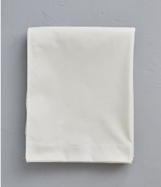 White cotton flat sheet