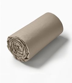 Brown fitted sheet terre battue