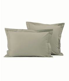 Beige chamois cotton pillowcase