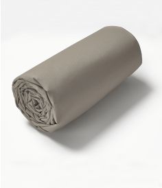 Beige fitted sheet chamois