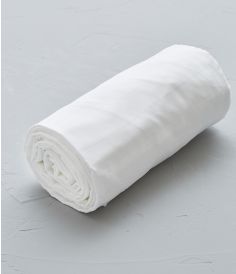 Fitted sheet sateen Budapest blanc
