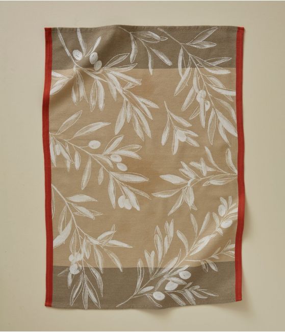 Tea towel L'oliveraie naturel