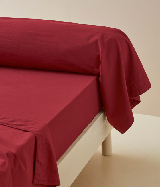 Percale bolster case Griotte